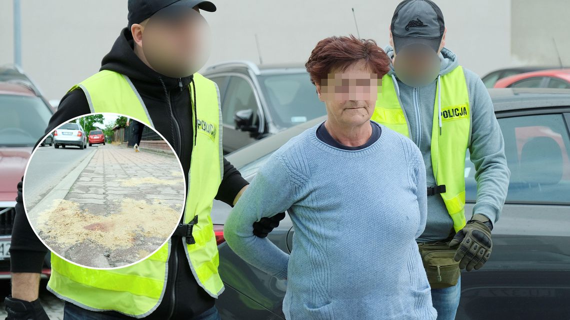 Na chodniku ślady krwi przysypane piaskiem. Pijackim rajdem przerwała szczęśliwe życie rodziny