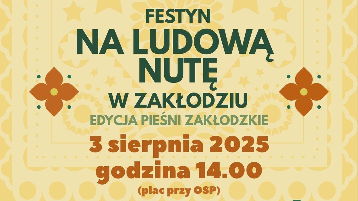 Na ludową nutę. Festyn otwarty dla wszystkich