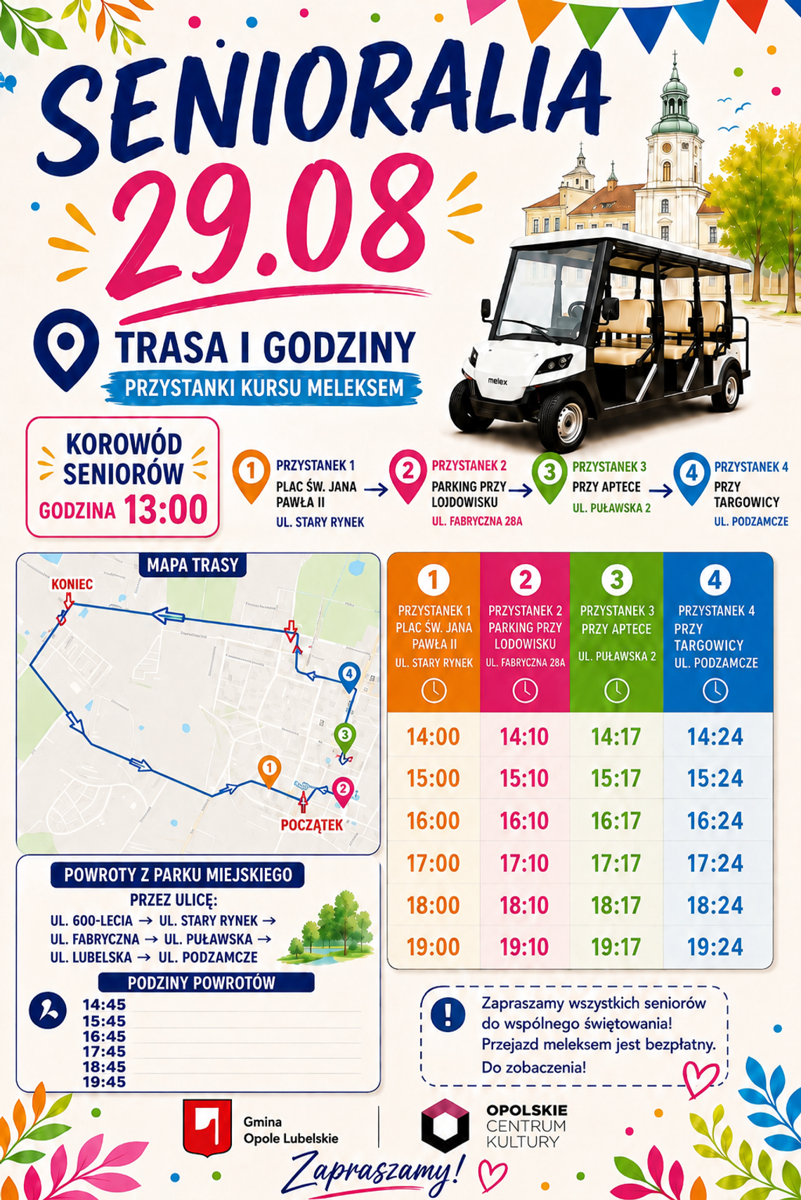 Na Senioralia bez samochodu. W Opolu Lubelskim będzie można dojechać meleksem Na Senioralia bez samochodu. W Opolu Lubelskim będzie można dojechać meleksem