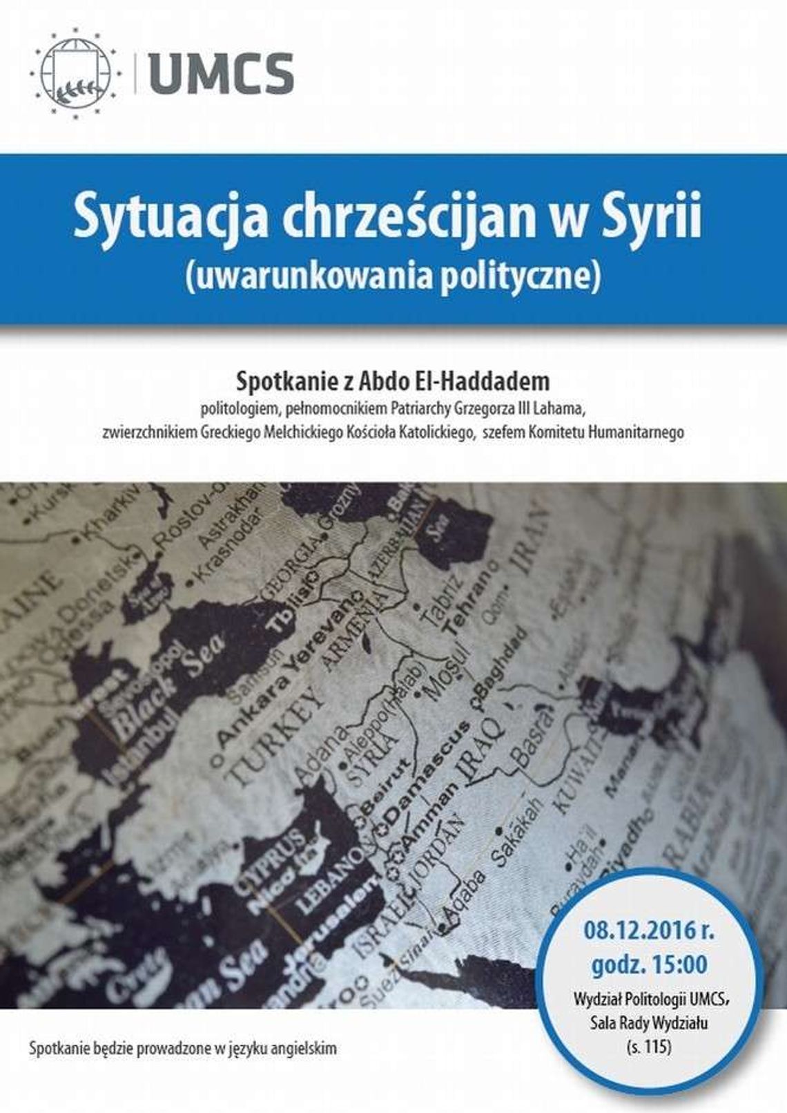 Na UMCS o chrześcijanach w Syrii