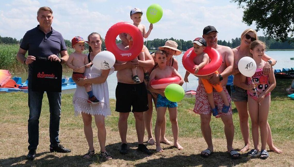 Nad Jeziorem Białym nie zabrakło słońca, czystej wody i dobrej zabawy Nad Jeziorem Białym nie zabrakło słońca, czystej wody i dobrej zabawy