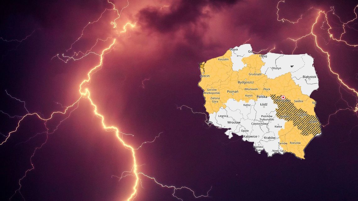 Nadchodzą burze z opadami deszczu i gradu, będzie też silnie wiało. Ostrzeżenie IMGW Nadchodzą burze z opadami deszczu i gradu, będzie też silnie wiało. Ostrzeżenie IMGW