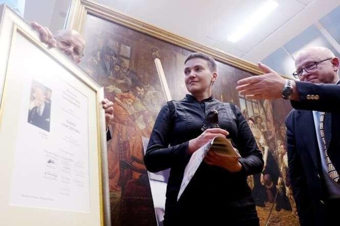 Nadia Sawczenko dostała Orła Karskiego. Odebrała go na Zamku Lubelskim Nadia Sawczenko dostała Orła Karskiego. Odebrała go na Zamku Lubelskim