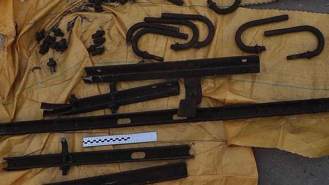 Nadwiślańska Kolejka Wąskotorowa. Dwaj mężczyźni kradli elementy z torów