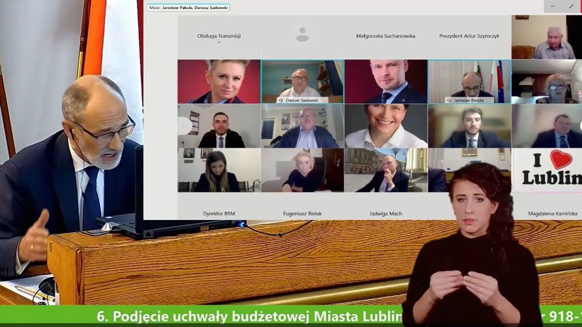 Nagrania z posiedzeń lubelskich radnych będą miały napisy