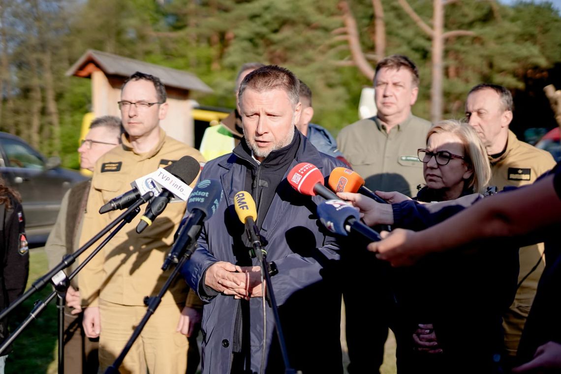 "Najbliższe godziny pokażą w którym kierunku to będzie zmierzać". Minister Kierwiński o sytuacji w powiecie biłgorajskim
