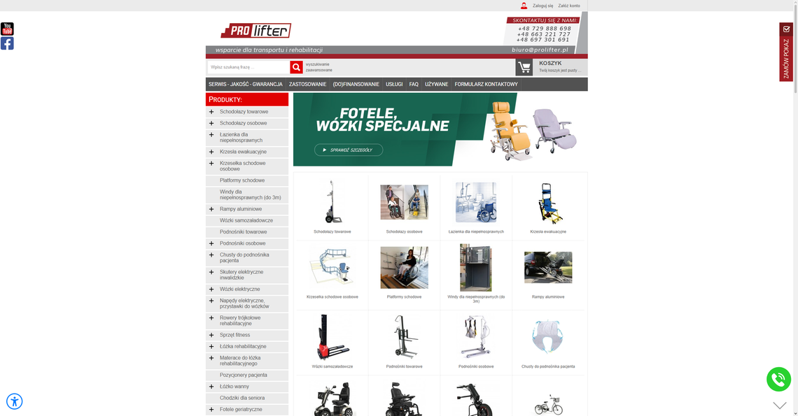 Prolifter - sklep ze sprzętem reahabilitacyjnym