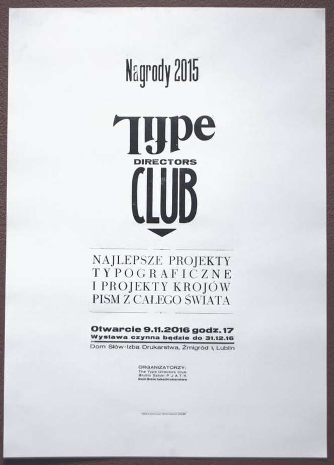 Najlepsze projekty typograficzne świata w Domu Słów