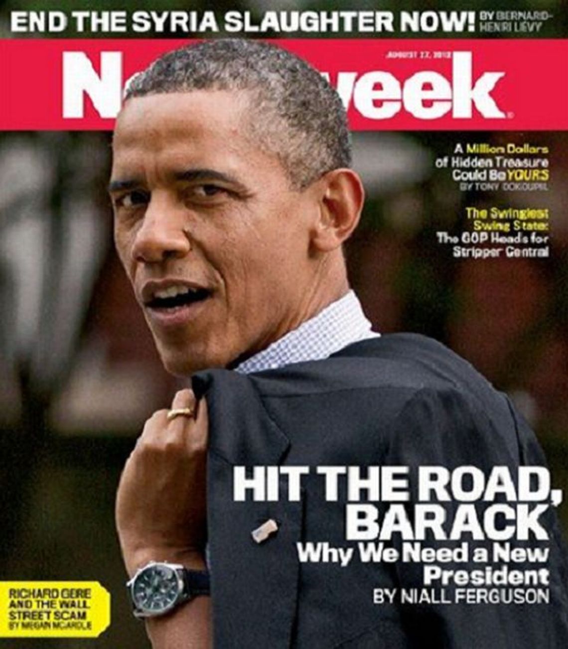 Najnowszy Newsweek wzywa prezydenta USA, aby \"spadał”