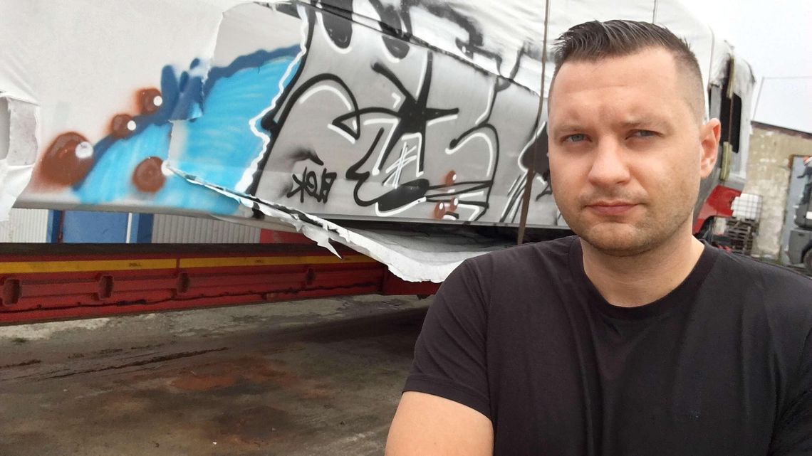 Najpierw pożar ciężarówki, potem zniszczony ładunek. Przedsiębiorca z Lublina daje 50 tys. zł za złapanie wandali [zdjęcia]