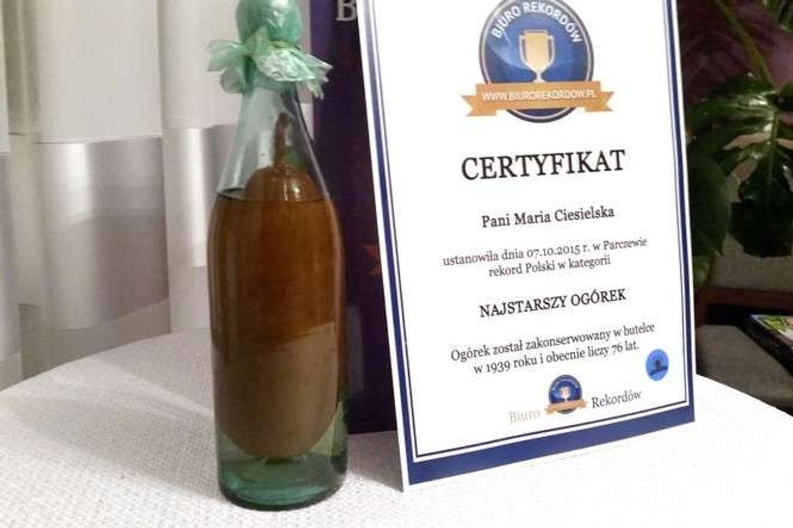 Najstarszy kiszony ogórek w Polsce jest z Suchowoli. Ma już 78 lat