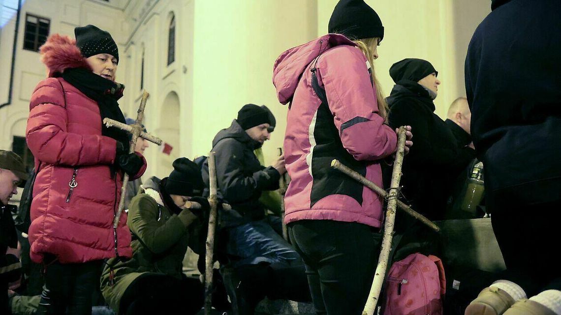 Najtrudniejsza jest „czarna trasa”. Ekstremalna Droga Krzyżowa. Zdjęcia