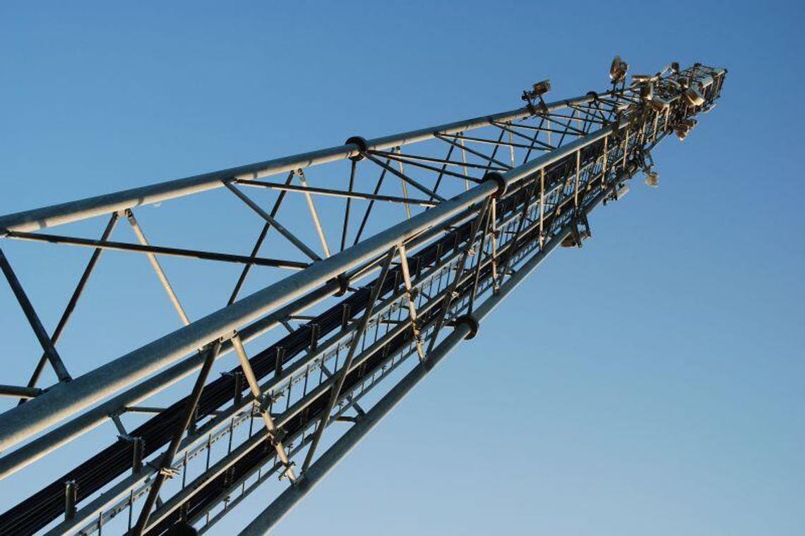 Najwyższy punkt w Łęcznej to maszt sieci Play