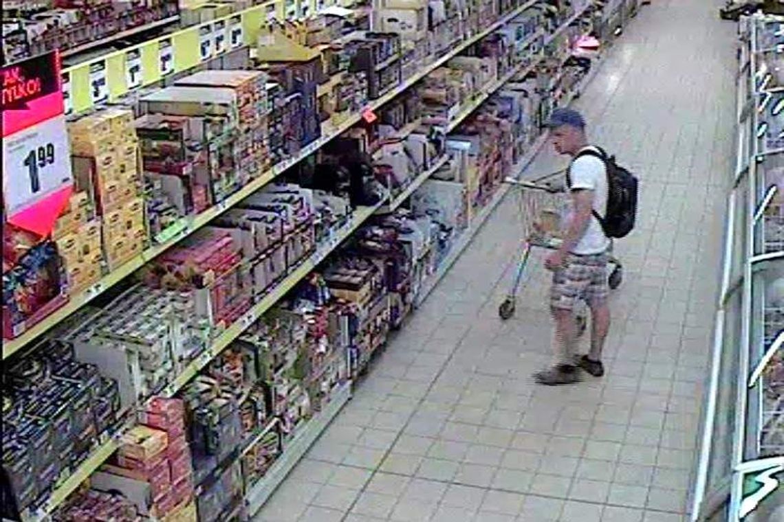 Nakradł w sklepie za tysiąc złotych. W oku kamer