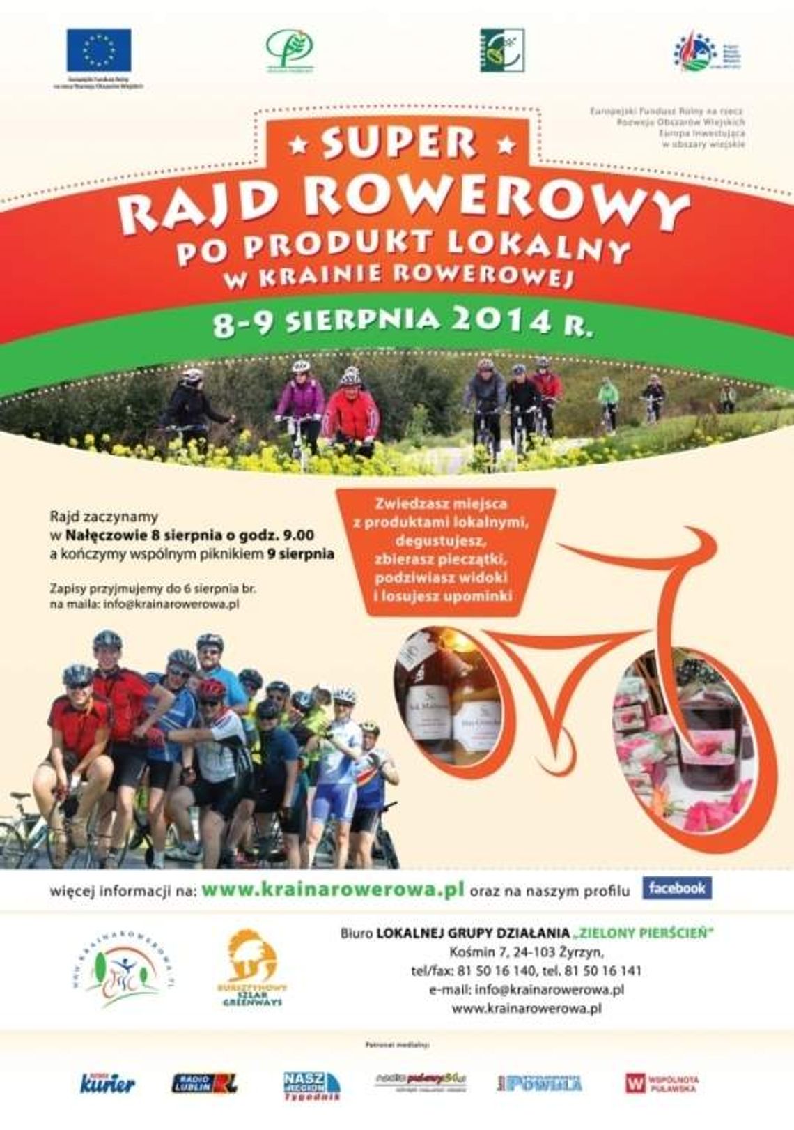 Nałęczów. Rajd Rowerowy po Produkt Lokalny