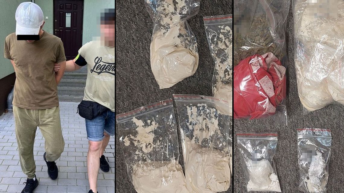 Nalot na handlarzy narkotyków. Pięciu podejrzanych z zarzutami