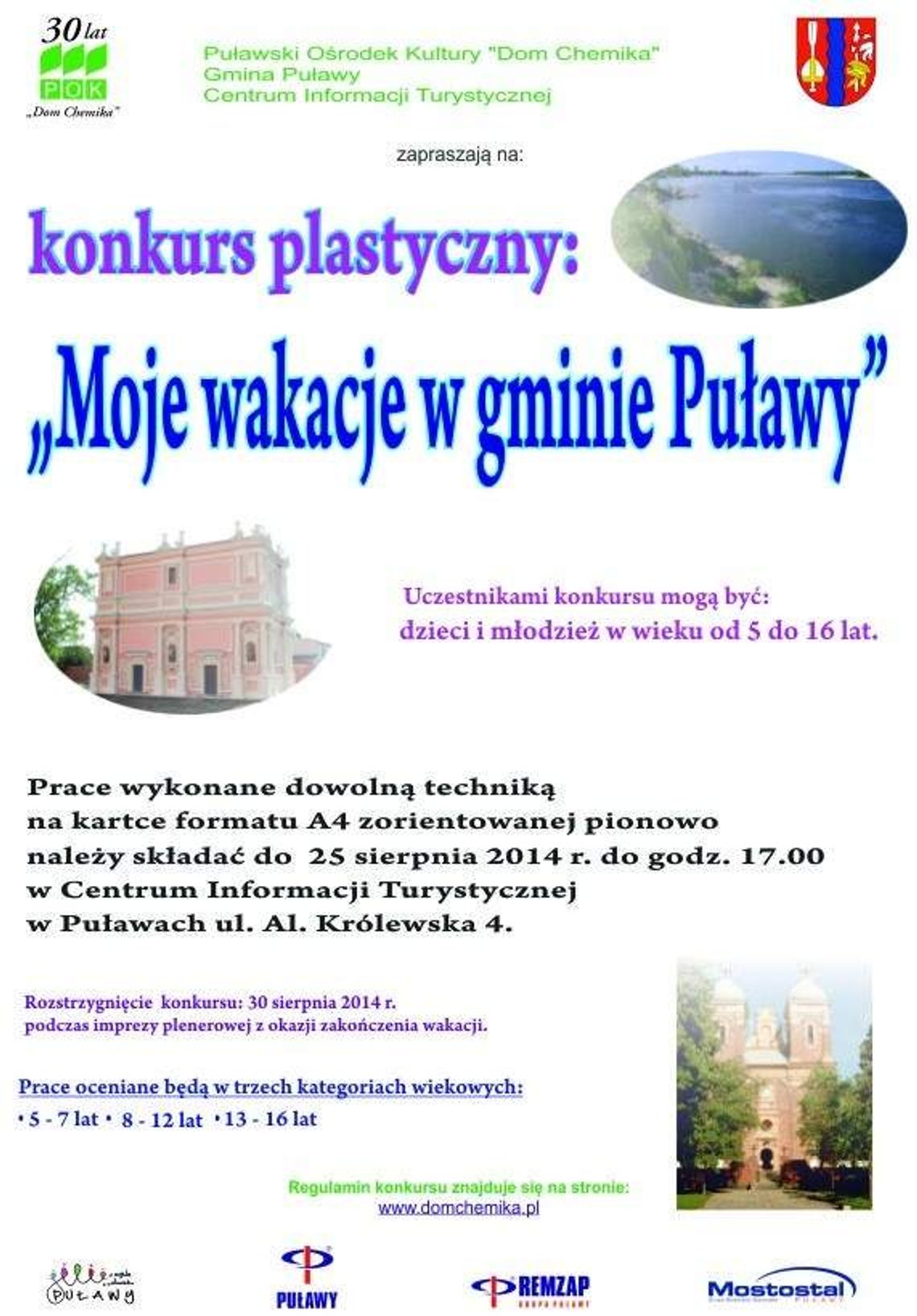 Namaluj swoje wakacje w gminie Puławy