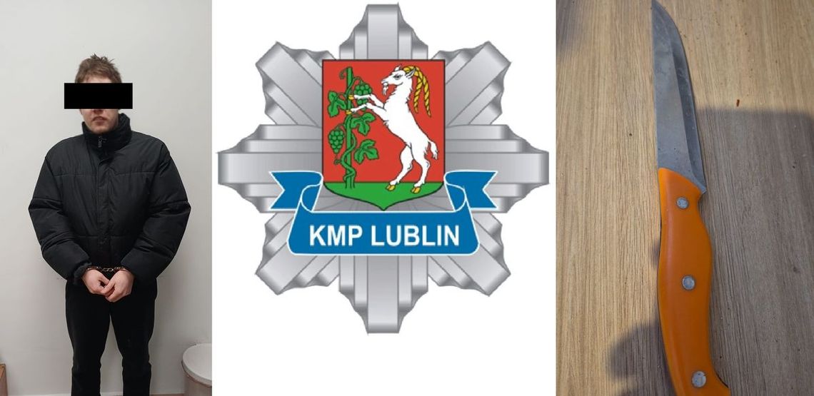 Napady z nożem w Lublinie – mężczyzna trafił do aresztu