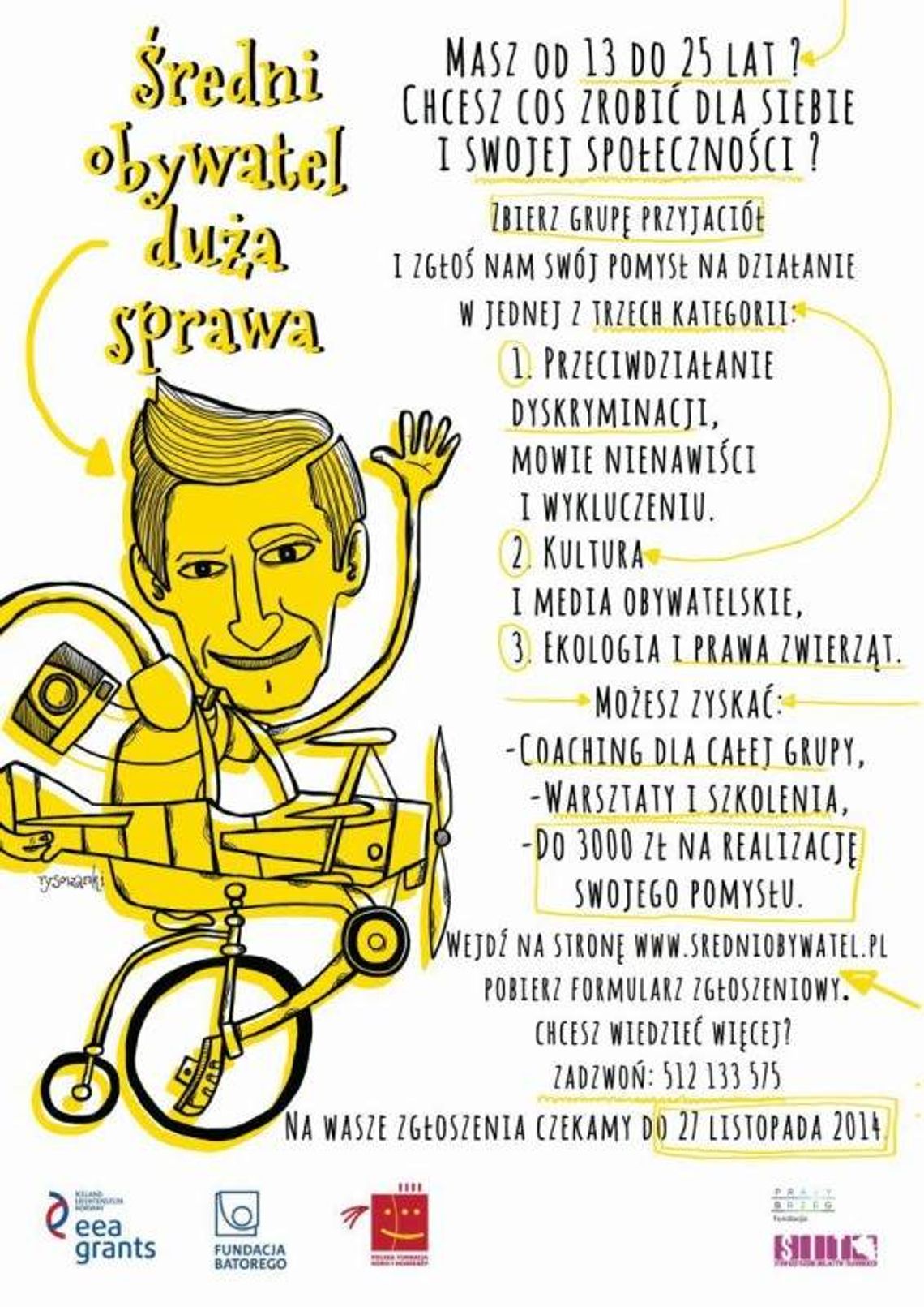 Napisz projekt dla swojej społeczności. Wygraj konkurs i 3 tys. zł