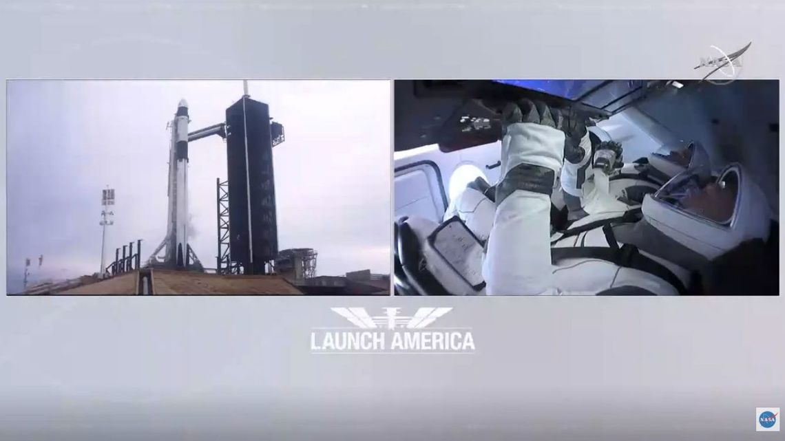 NASA i SpaceX. Start rakiety Falcon 9 z dwoma kosmonautami przełożony NASA i SpaceX. Start rakiety Falcon 9 z dwoma kosmonautami przełożony