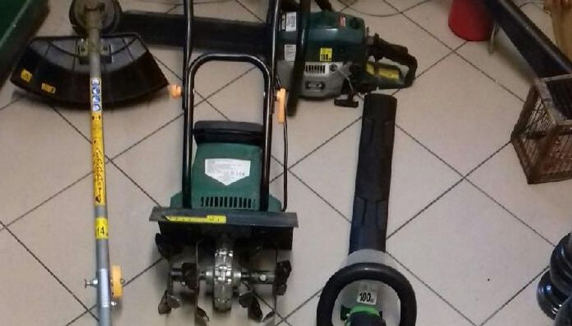 Nastolatkowie kradli elektronarzędzia. Policjanci odzyskali część łupów 