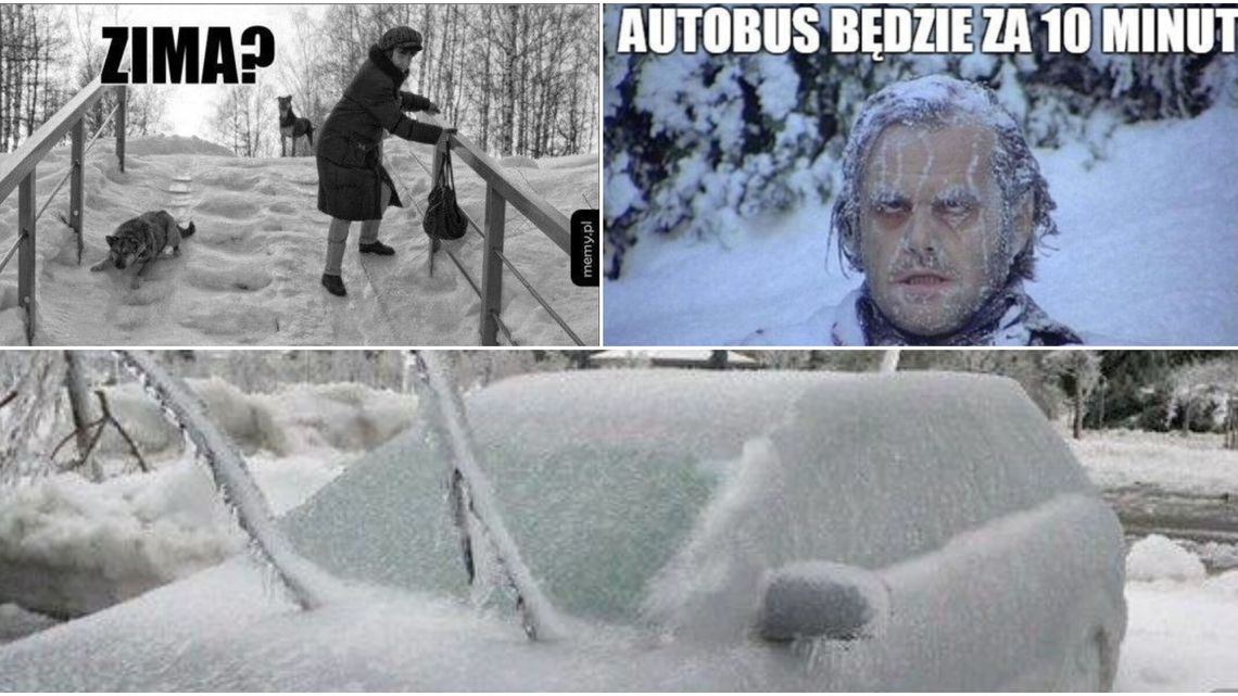 Nasza zima... śmieszna. Zimowe memy na poprawę humoru