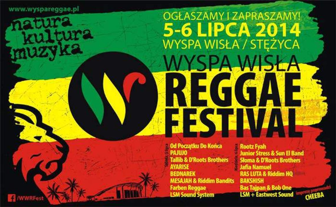 Natura, kultura i muzyka, czyli Wyspa Wisła Reggae Festival