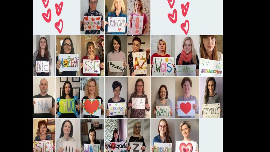 Nauczyciele z puławskiej "Dziesiątki" tęsknią za swoimi uczniami