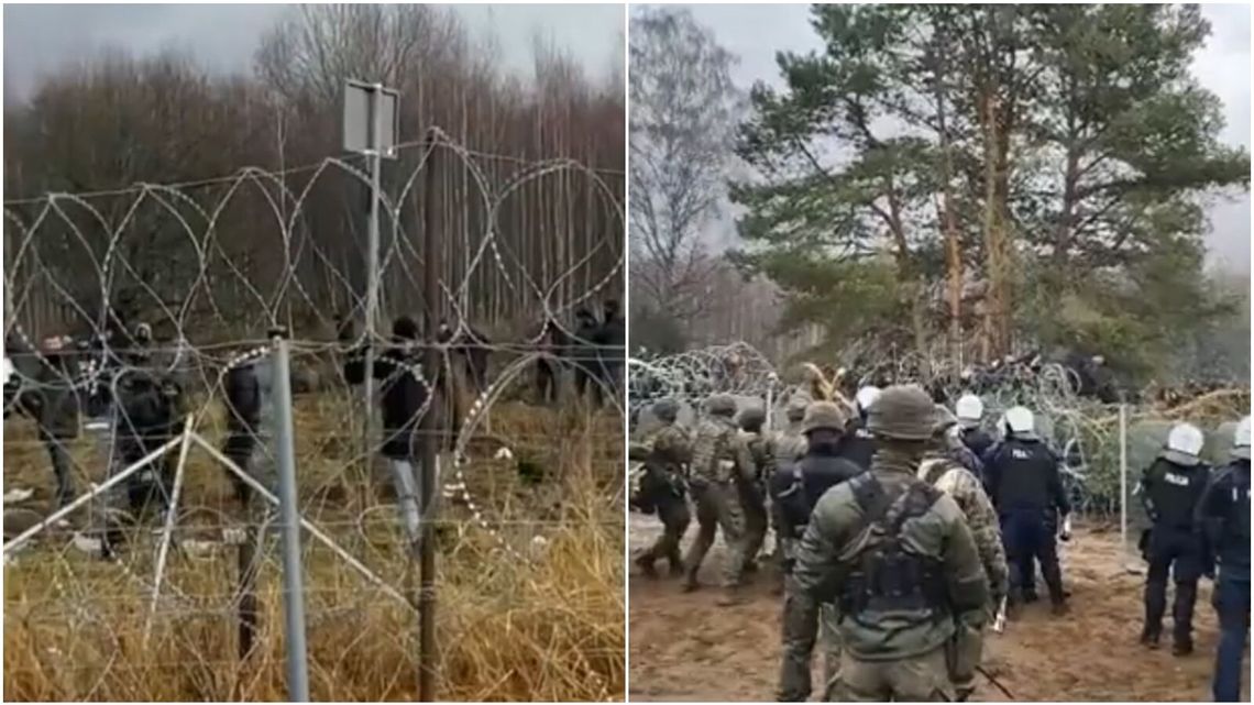 Nerwowo przy przejściu na Białoruś, imigranci chcieli sforsować granicę. "Sytuacja została opanowana" Nerwowo przy przejściu na Białoruś, imigranci chcieli sforsować granicę. "Sytuacja została opanowana"