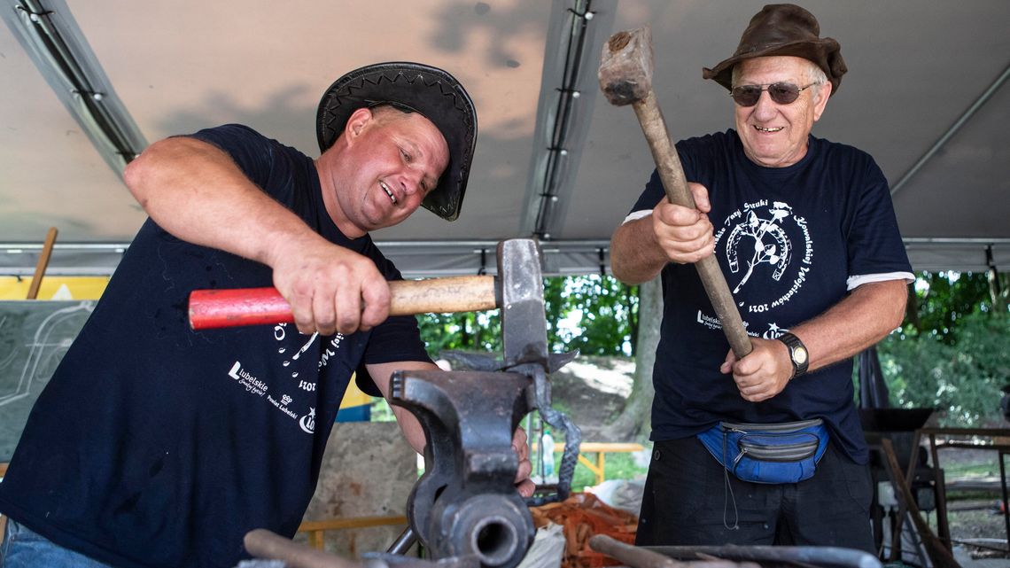 Nie tylko podkowy. Kowale w Wojciechowie pokazali, co potrafią