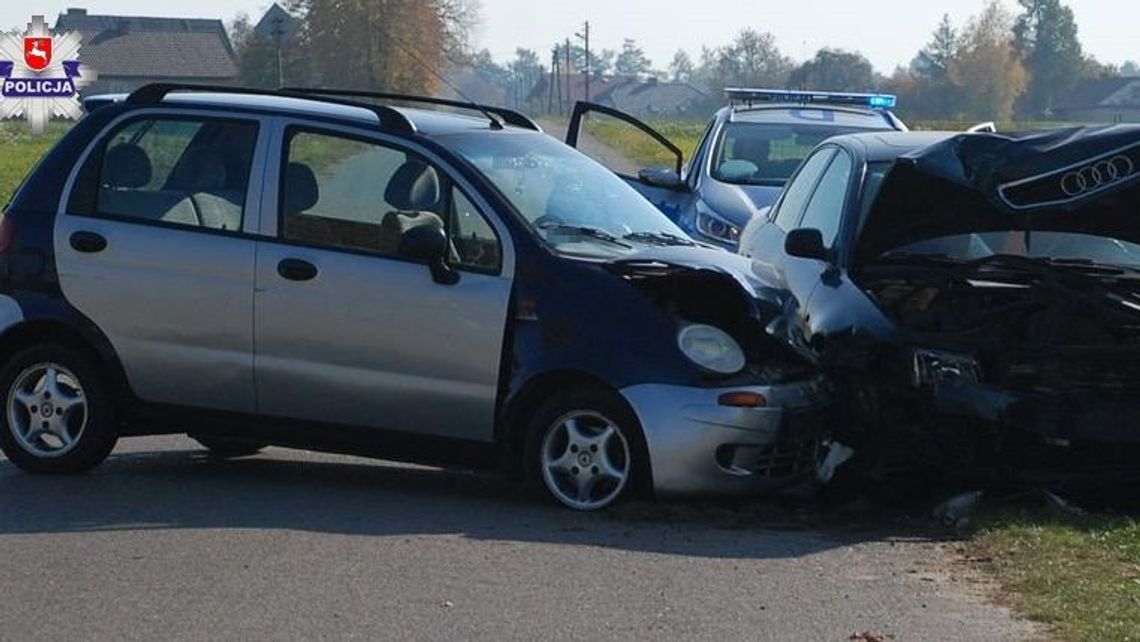 Nie ustąpiła pierwszeństwa. Dwie osoby trafiły do szpitala Nie ustąpiła pierwszeństwa. Dwie osoby trafiły do szpitala