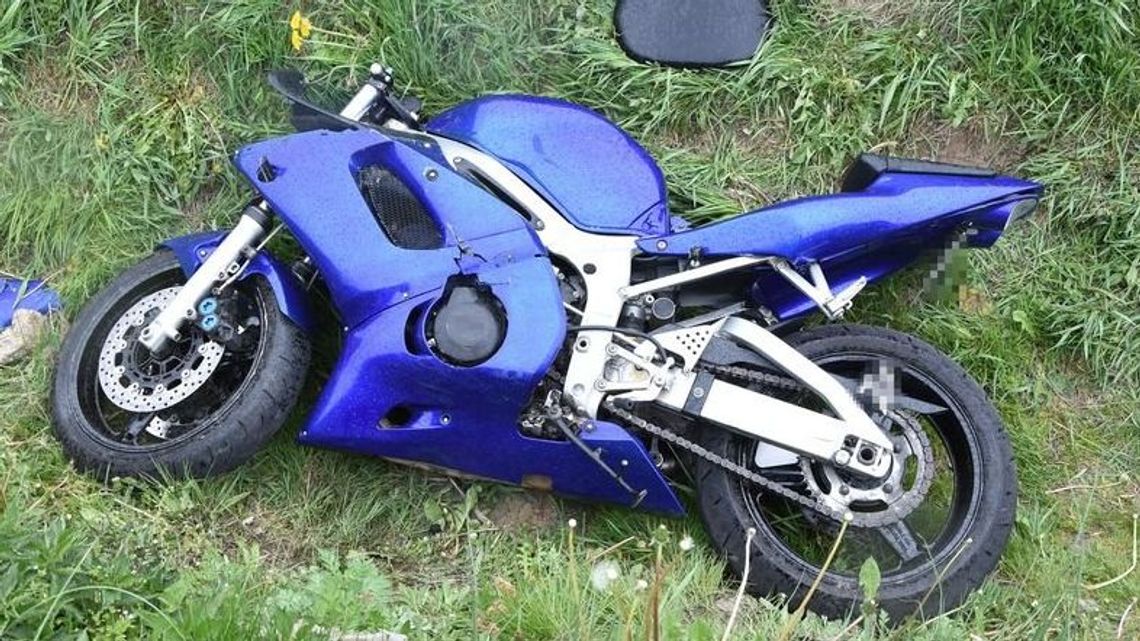 Nie ustąpiła pierwszeństwa motocykliście. Doszło do zderzenia