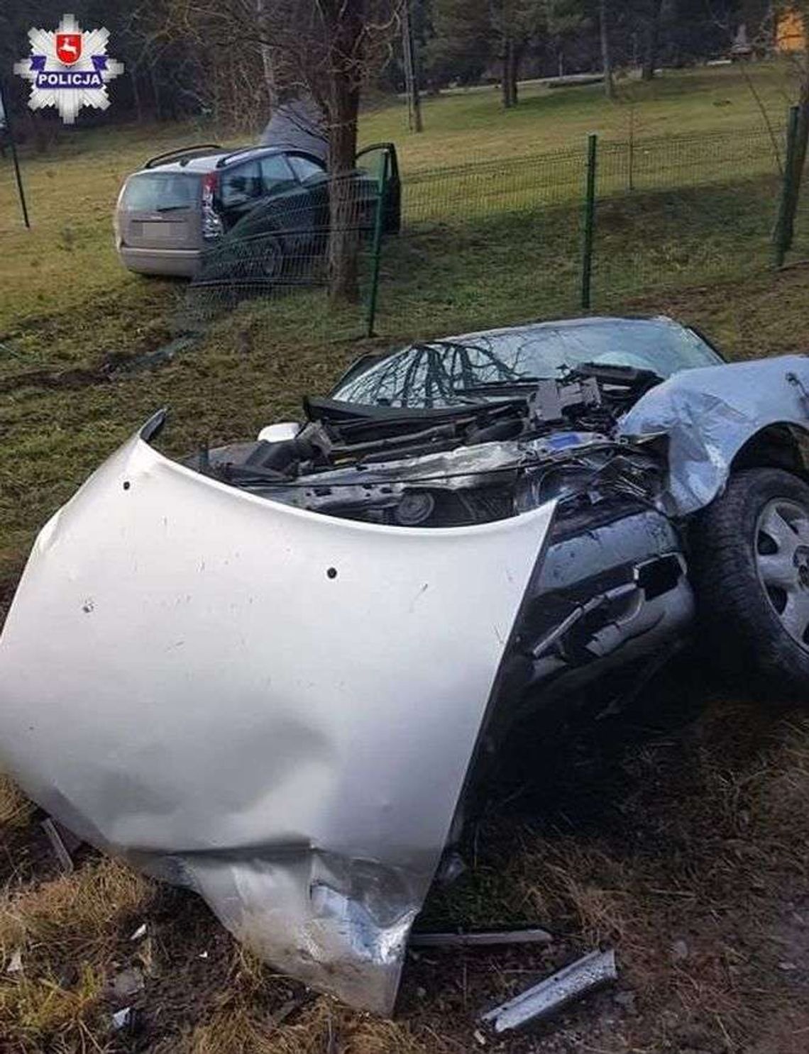 Nie zatrzymał się na "stopie". Miał sporo szczęścia 