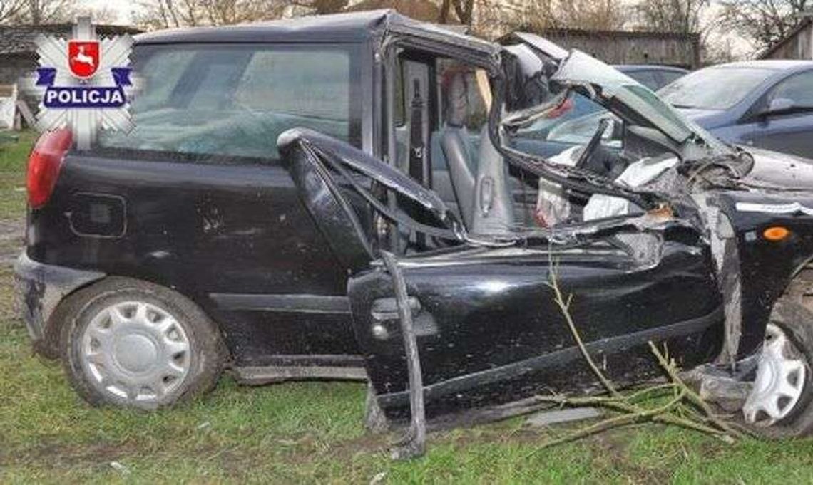 Nie zauważył przyczepy stojącej przy drodze. W ogóle nie powinien prowadzić Nie zauważył przyczepy stojącej przy drodze. W ogóle nie powinien prowadzić