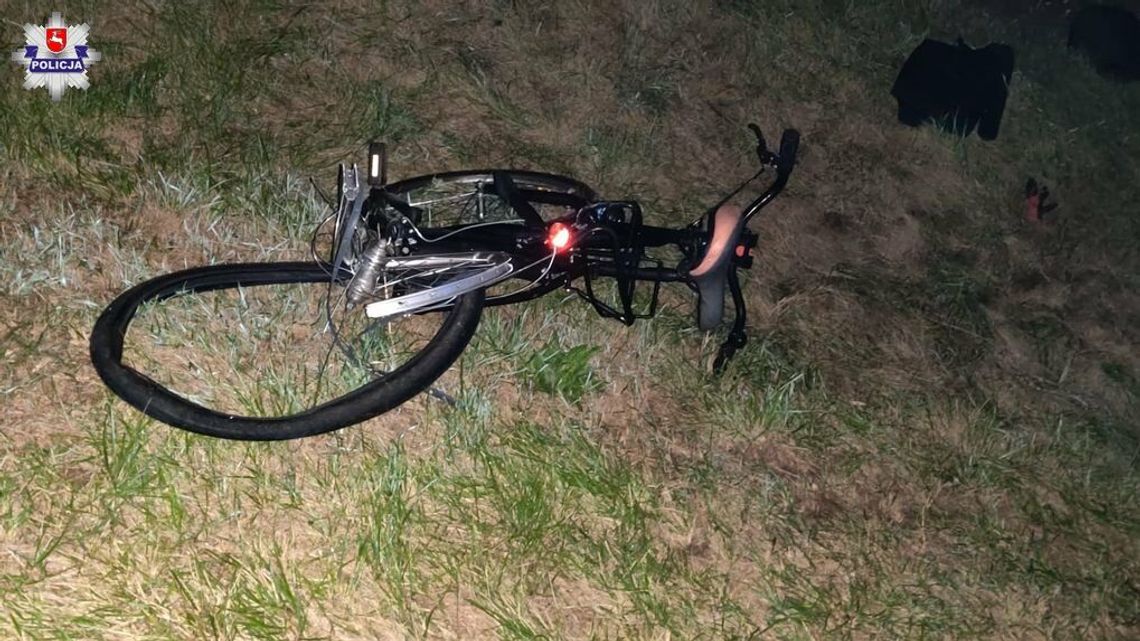 Nie żyje rowerzysta potrącony koło Łukowa Nie żyje rowerzysta potrącony koło Łukowa