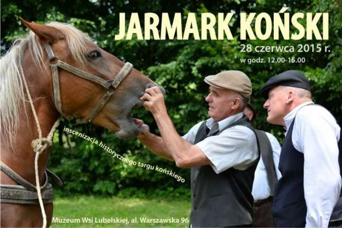 Niedziela w Lublinie. Konie w skansenie, koncert orkiestry Niedziela w Lublinie. Konie w skansenie, koncert orkiestry