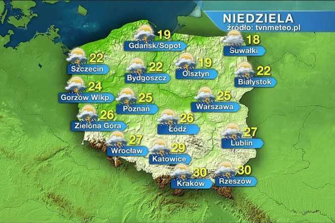 Niedziela z burzami i deszczem. Jak będzie w kolejnych dniach? Niedziela z burzami i deszczem. Jak będzie w kolejnych dniach?