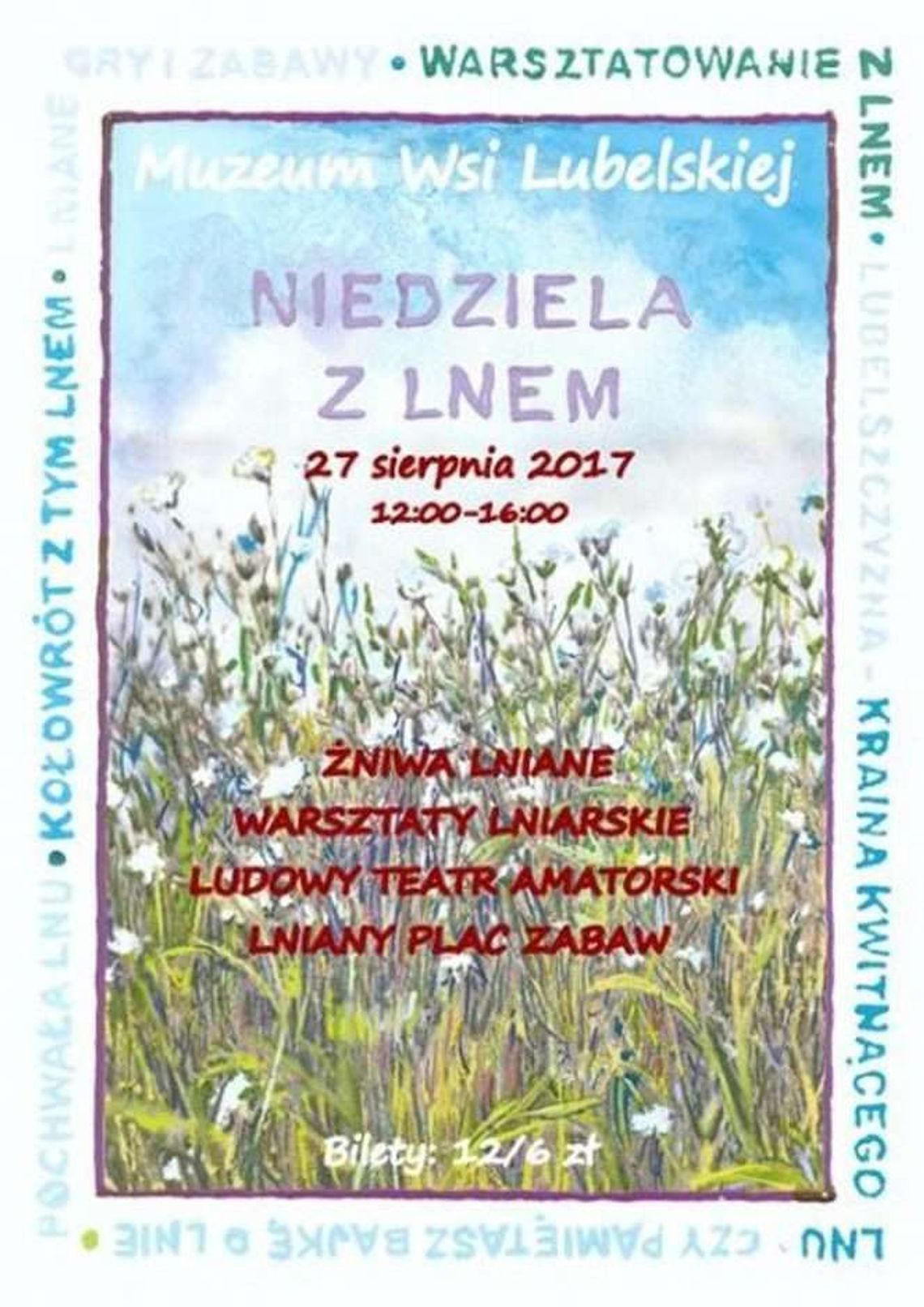 Niedziela z lnem w Skansenie