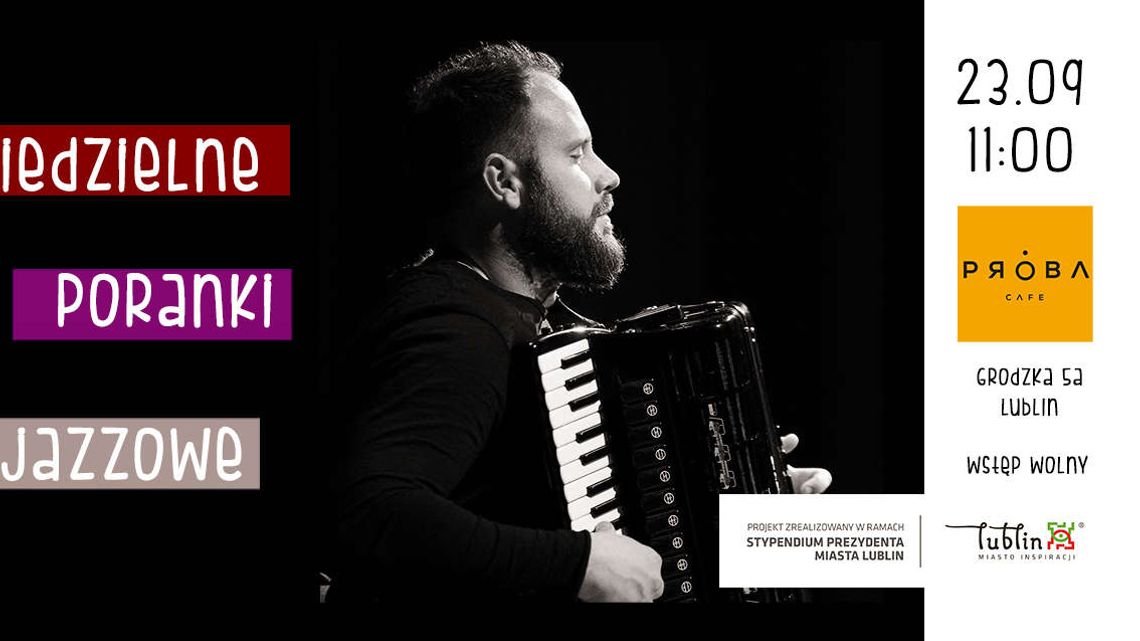 Niedzielne poranki jazzowe - koncert Marka Tarnowskiego