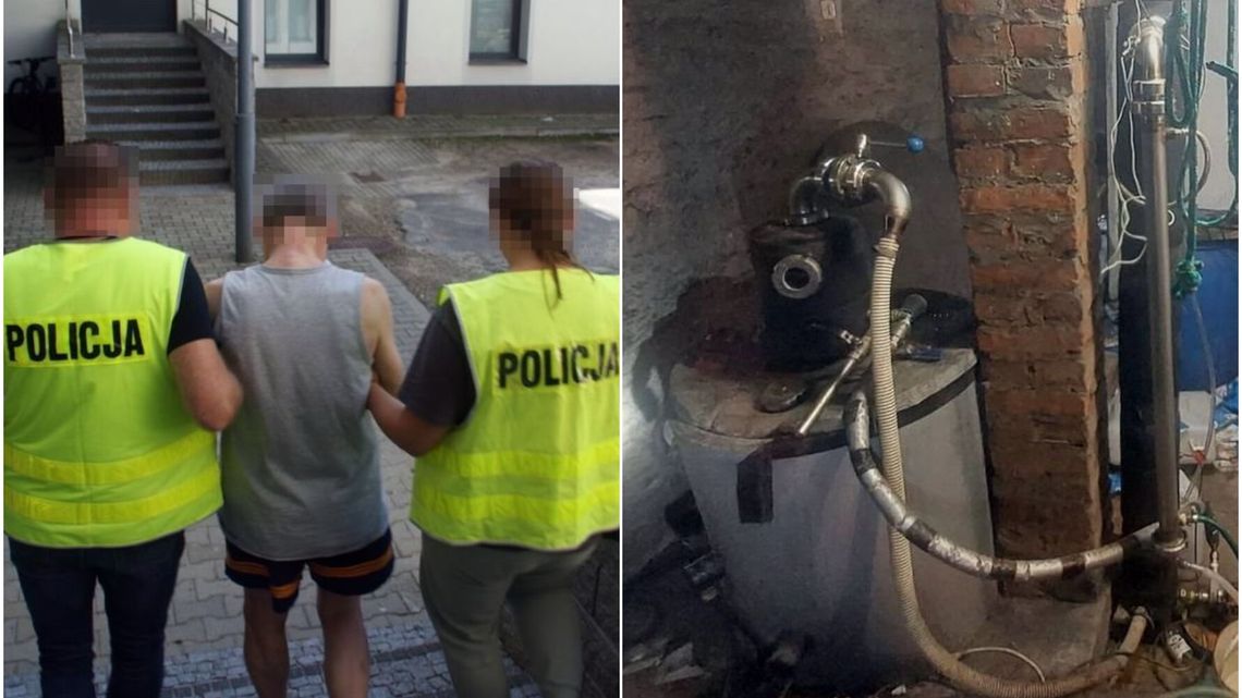 Nielegalnie produkował narkotyki i znęcał się nad żoną