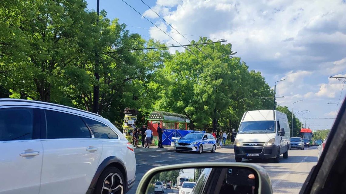 Nieszczęście na przystanku