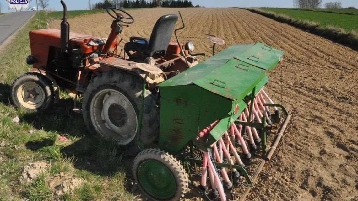 Nieszczęśliwy wypadek podczas pracy na polu
