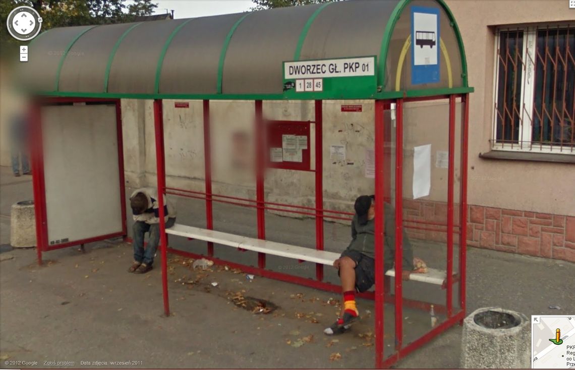 Nietypowe zdjęcia z Google Street View. Lublin wita - dworzec PKP Nietypowe zdjęcia z Google Street View. Lublin wita - dworzec PKP