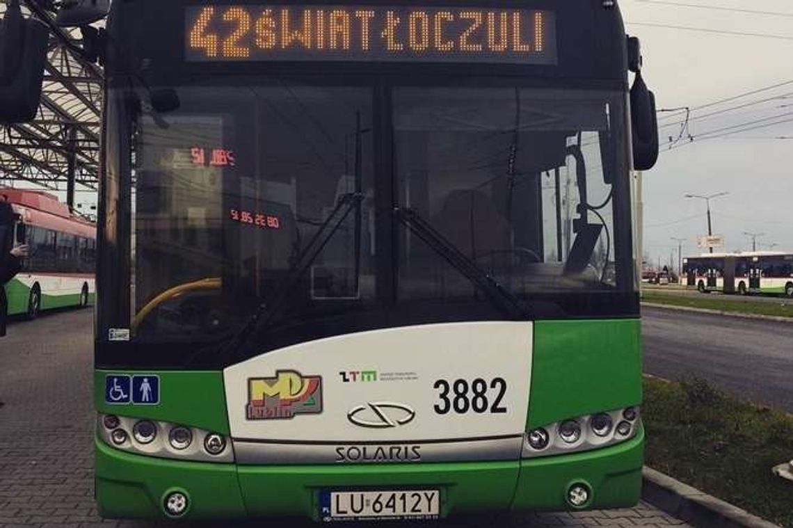 Nietypowy autobus MPK na ulicach Lublina