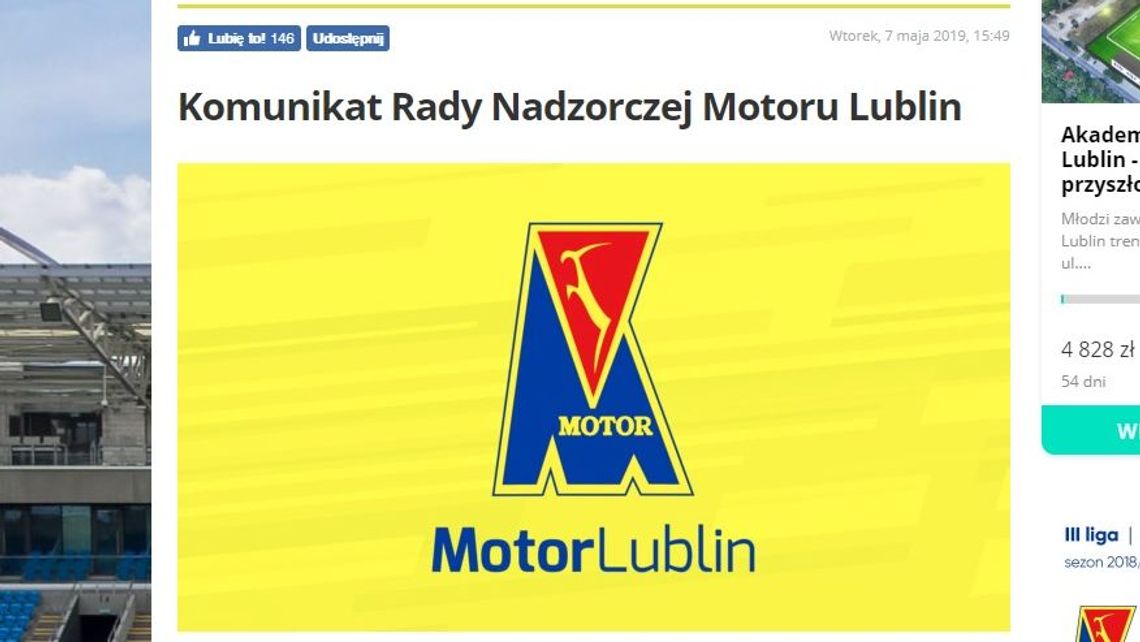 Nietypowy komunikat Rady Nadzorczej Motoru Lublin. Czego oczekuje od drużyny?