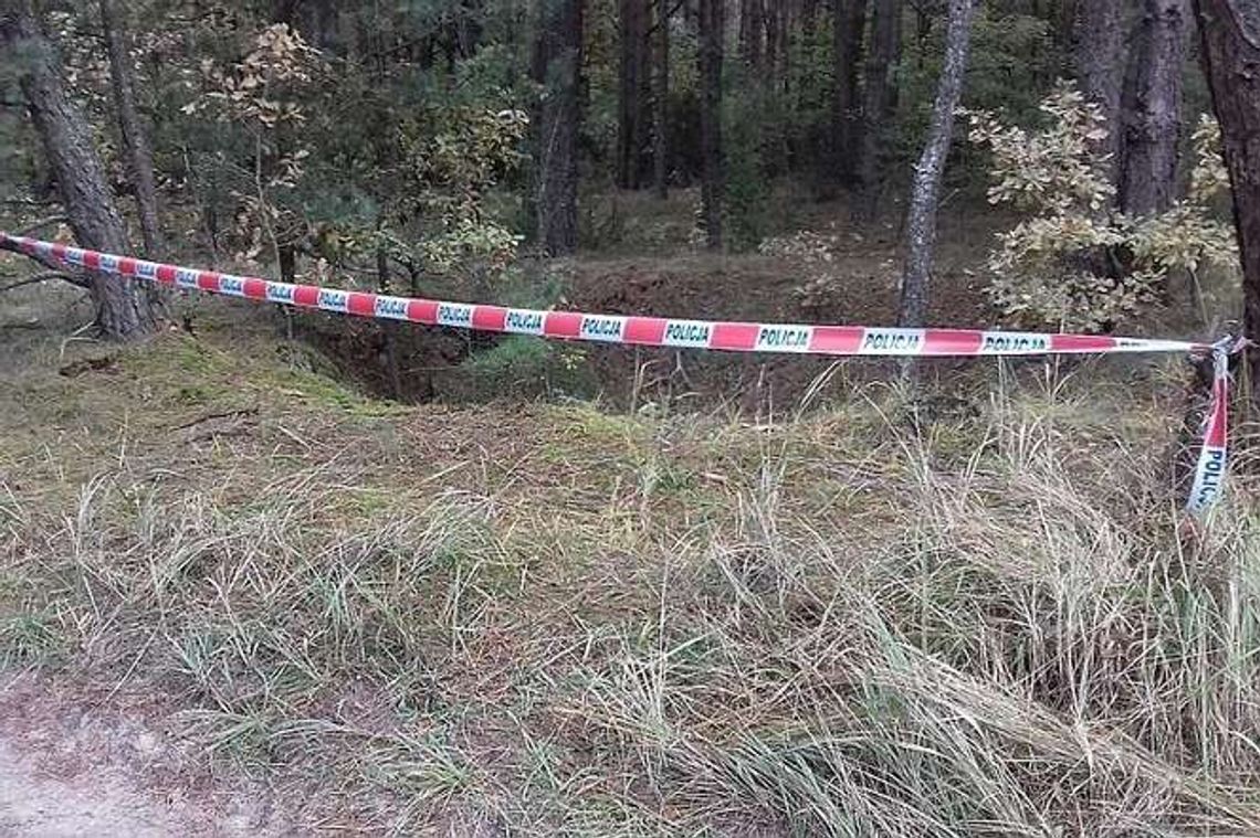 Niewybuch w lesie. Pocisk znalazła grzybiarka