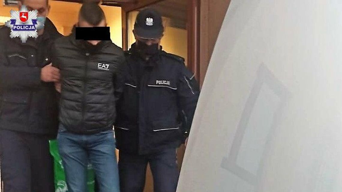 Niezapowiedziana wizyta policji w mieszkaniu 34-latka z Lublina