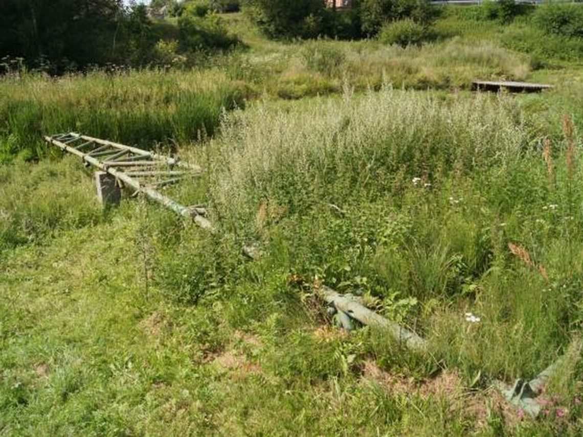 Niezwykła kładka z Messerschmitta w Łosińcu