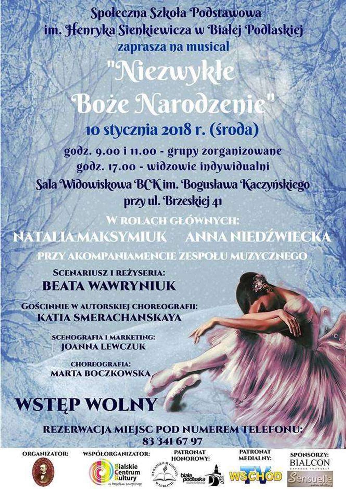"Niezwykłe Boże Narodzenie". Musical w Bialskim Centrum Kultury