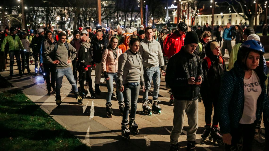 Nightskating 2019 Lublin. Rolkarze rozpoczęli sezon [zdjęcia]